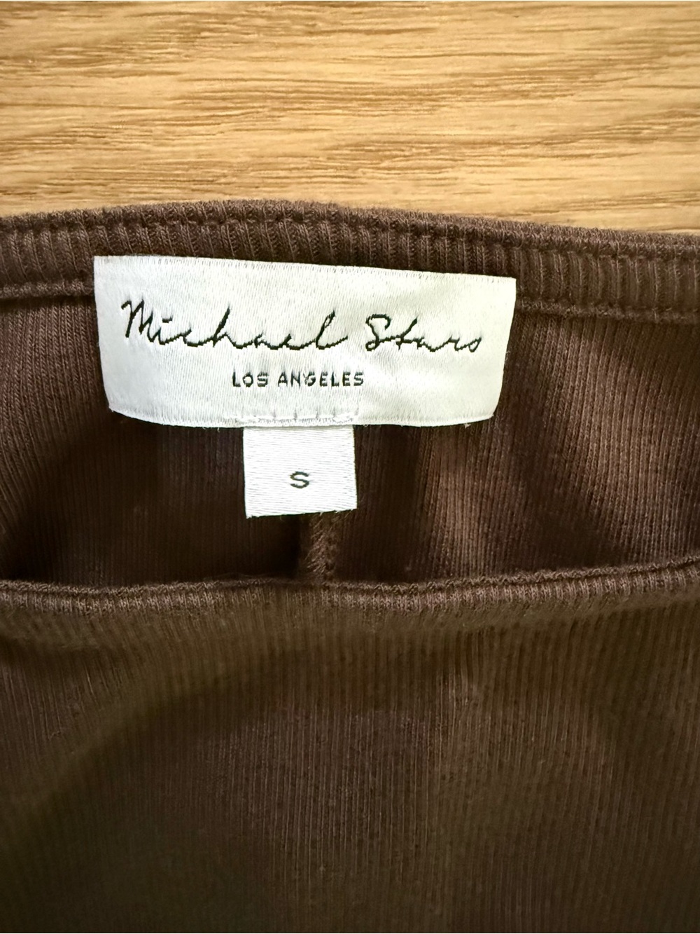 Michael Stars Brown Ruched Sleeveless High-Low Midi Dress Size Small - Picture 4 of 6